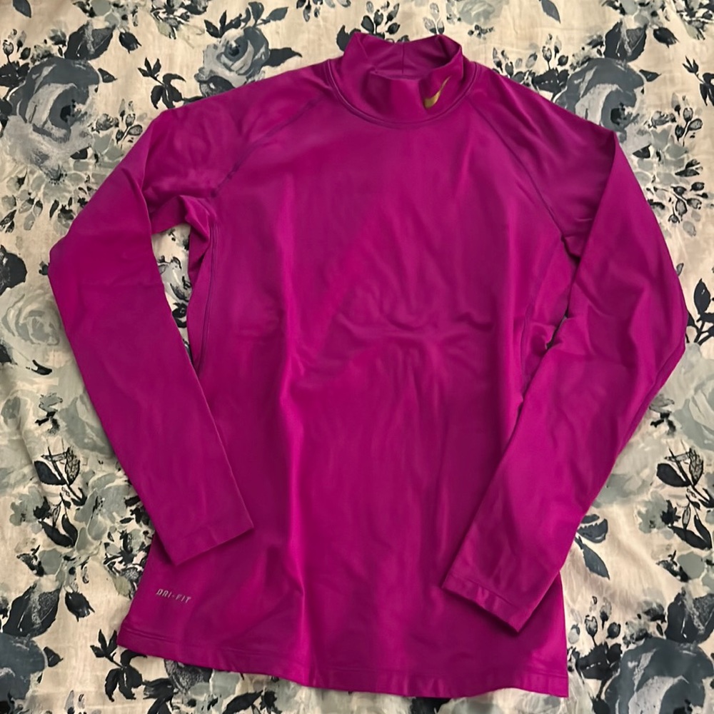 Nike Pro Combat Dri-Fit Fitted Long Sleeve Top - Sz M